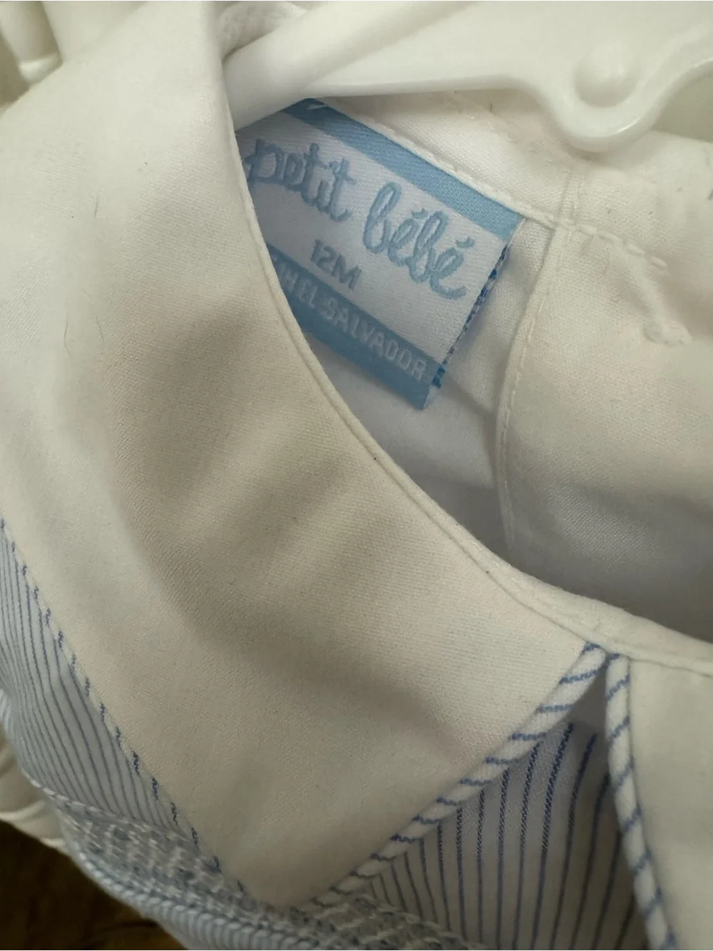 Petit Bebe Andre Smocked Jon Jon